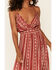 Image #2 - Angie Women's Floral Stripe Maxi Dress, , hi-res