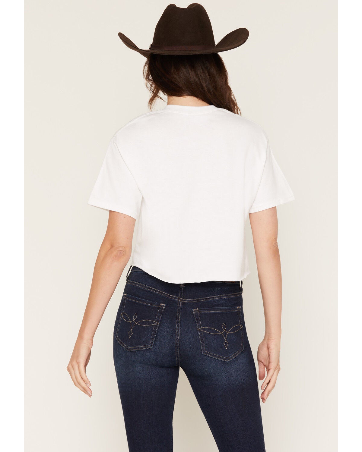 Image #4 - Junk Food Clothing Women's Budweiser Clydesdale Short Sleeve Cropped Graphic Tee, White, hi-res