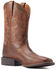 Image #1 - Ariat Men's Sport Big Country Western Performance Boots - Broad Square Toe, Brown, hi-res