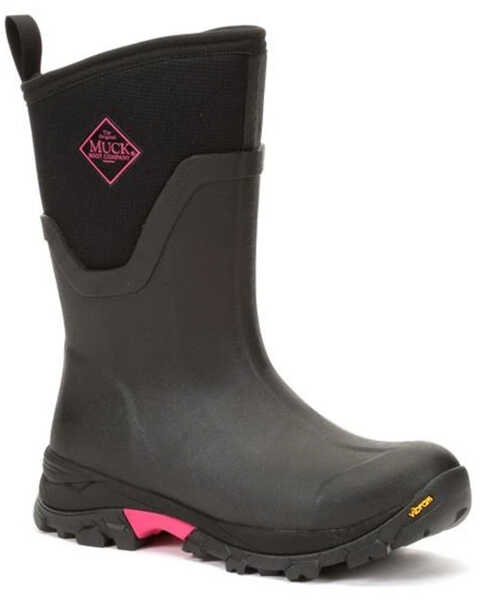 Muck Boots Women's Arctic Ice Rubber Boots - Round Toe, Pink, hi-res