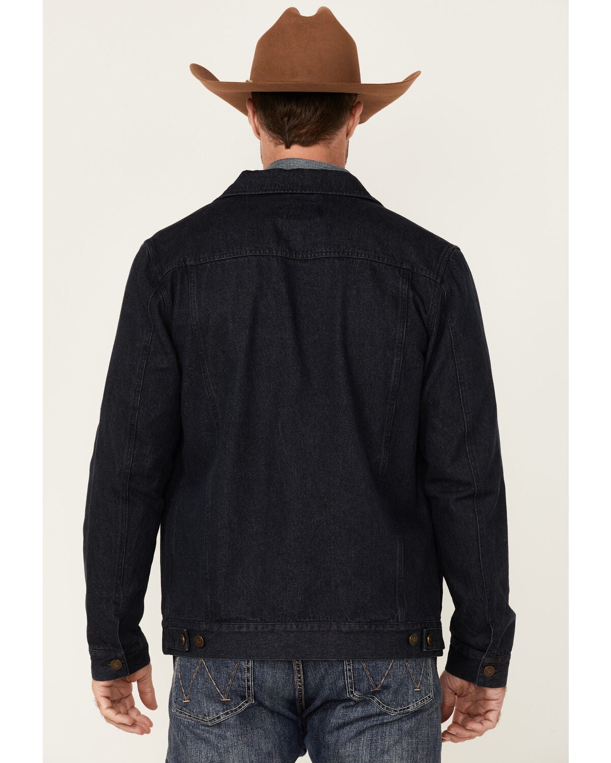 Image #4 - Cody James Men's Indigo Washed Button Down Unlined Denim Jacket, , hi-res