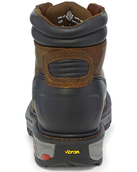 Justin Men's Warhawk Waterproof Work Boots - Composite Toe, Tan, hi-res