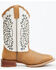 Image #2 - Laredo Women's Underlay Western Boots - Broad Square Toe, Blue/white, hi-res
