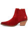 Image #3 - Dingo Women's Little Star Suede Western Booties - Snip Toe, , hi-res