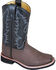 Image #1 - Smoky Mountain Boys' Tyler Western Boots - Square Toe , Brown, hi-res