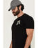 Image #3 - Moonshine Spirit&reg; Men's Cowboy Short Sleeve Graphic T-Shirt, Black, hi-res
