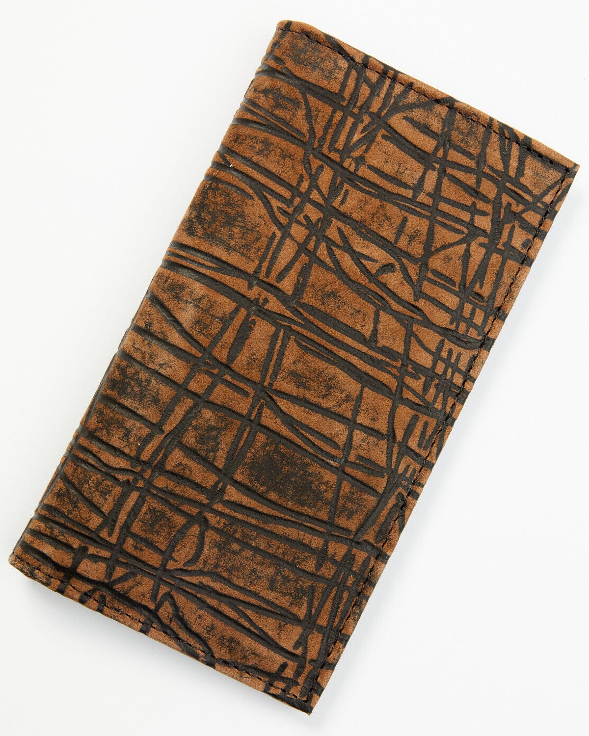 Cody James Men's Textured Leather Rodeo Wallet, Brown, hi-res