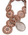 Cowgirls Rock Women's Round Concho Western Belt, Brown, hi-res