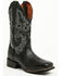 Image #1 - Dan Post Women's Lizzie Performance Western Boots - Broad Square Toe, Black, hi-res