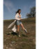 Image #1 - Idyllwind Women's Goldfinch Gypsy High Rise Denim Foiled Skirt, Light Medium Wash, hi-res