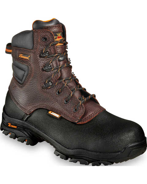 Image #1 - Thorogood Men's Crossover 7" Waterproof Z-Trac Boots - Composite Toe, Brown, hi-res