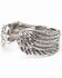 Shyanne Women's Sparkle N' Spice Wing Cuff, Silver, hi-res