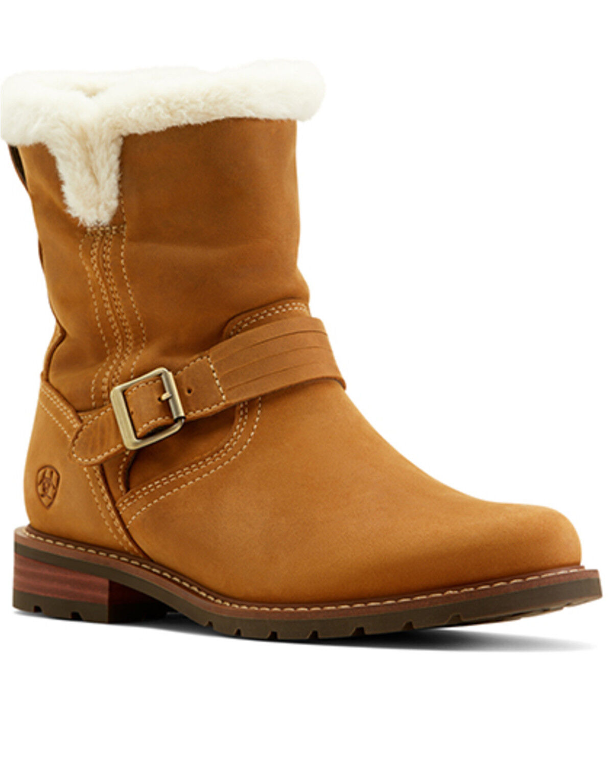 Image #1 - Ariat Women's Savannah Sherpa Waterproof Boots - Round Toe, Brown, hi-res