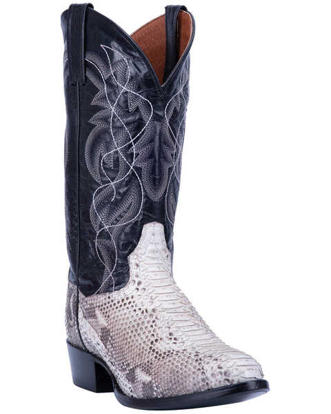 Dan Post Men's Manning Western Boots - Medium Toe, Python, hi-res