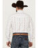 Image #4 - Ely Walker Men's Floral Striped Long Sleeve Pearl Snap Western Shirt, White, hi-res