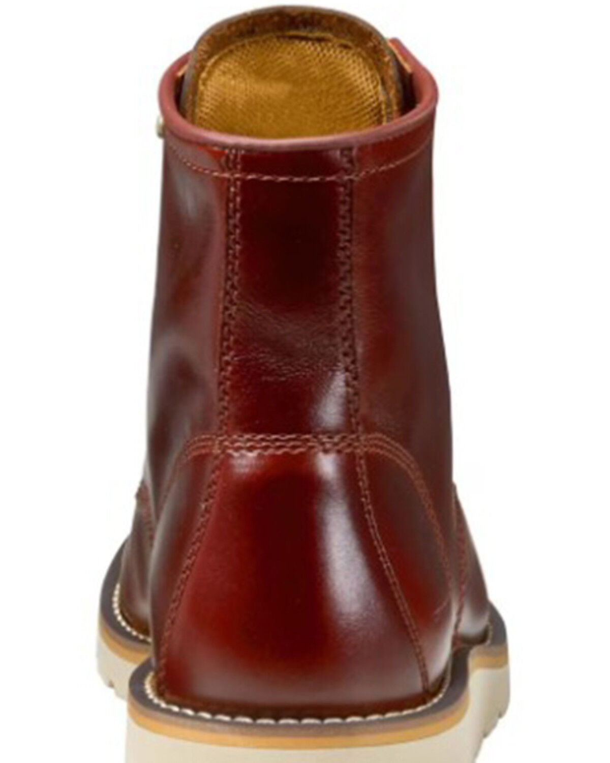 Image #5 - Carhartt Men's 6" Moc Wedge Work Boots - Soft Toe, Brandy Brown, hi-res