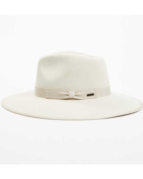 Brixton Women's Jo Rancher Felt Hat, Ivory, hi-res
