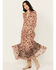 Image #2 - Free People Women's See It Through Floral Long Sleeve Maxi Dress, Multi, hi-res