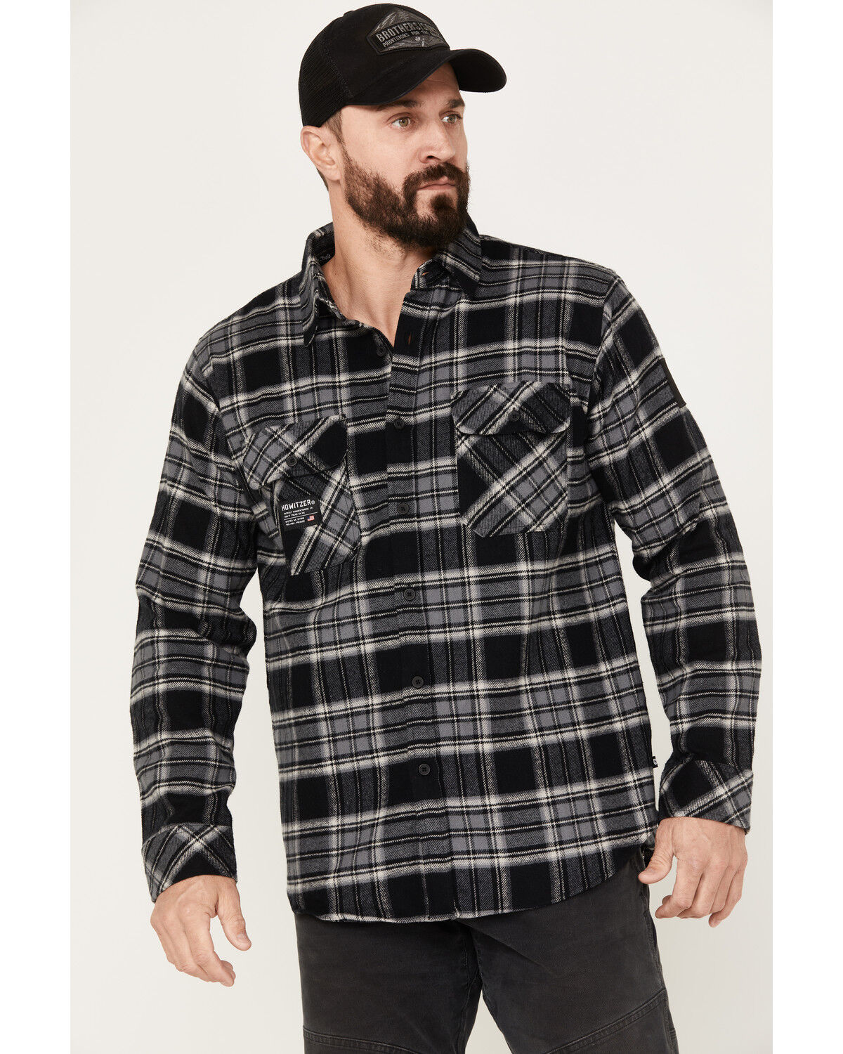 Image #1 - Howitzer Men's Marksman Long Sleeve Button Down Flannel Shirt, , hi-res