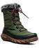 Image #1 - Bogs Women's Cedar Quilt Lace Waterproof Boots - Round Toe, Dark Green, hi-res