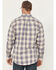 Image #4 - Ariat Men's FR Crenshaw Logo Plaid Print Long Sleeve Button-Down Work Shirt, Grey, hi-res