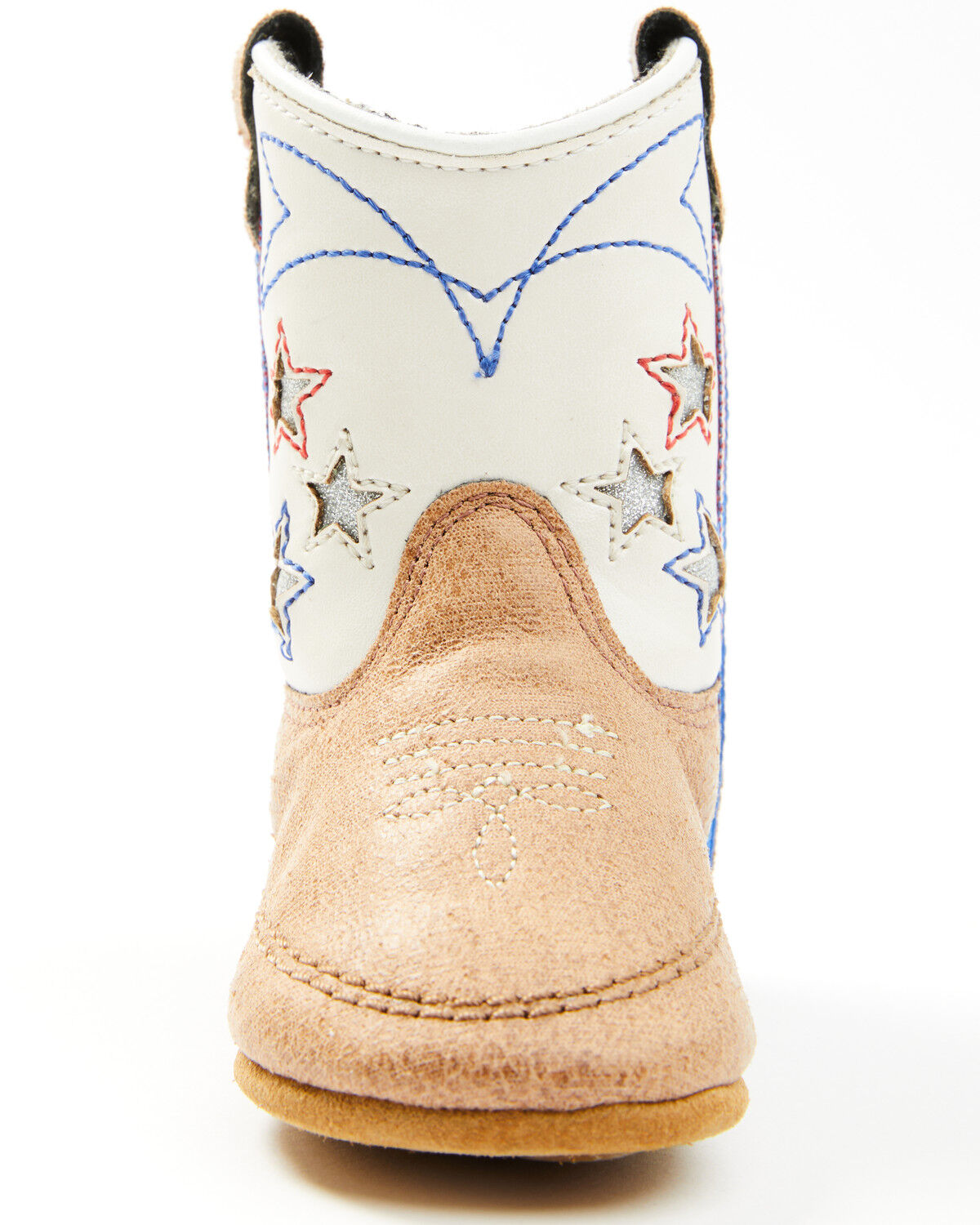 Image #4 - Boot Barn Infant Star Poppet Boots - Round Toe, Red/white/blue, hi-res
