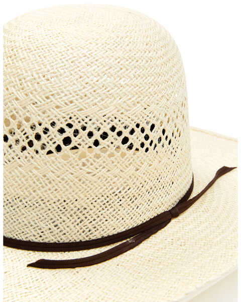 Image #2 - Rodeo King 25X Straw Cowboy Hat , Natural, hi-res