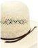 Image #2 - Rodeo King 25X Straw Cowboy Hat , Natural, hi-res