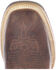 Lucchese Women's Chocolate & Peanut Ruth Cowhide Leather Western Boot - Square Toe , Chocolate, hi-res