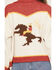 Image #3 - Bailey Rose Women's Cowboy Sweater, Oatmeal, hi-res