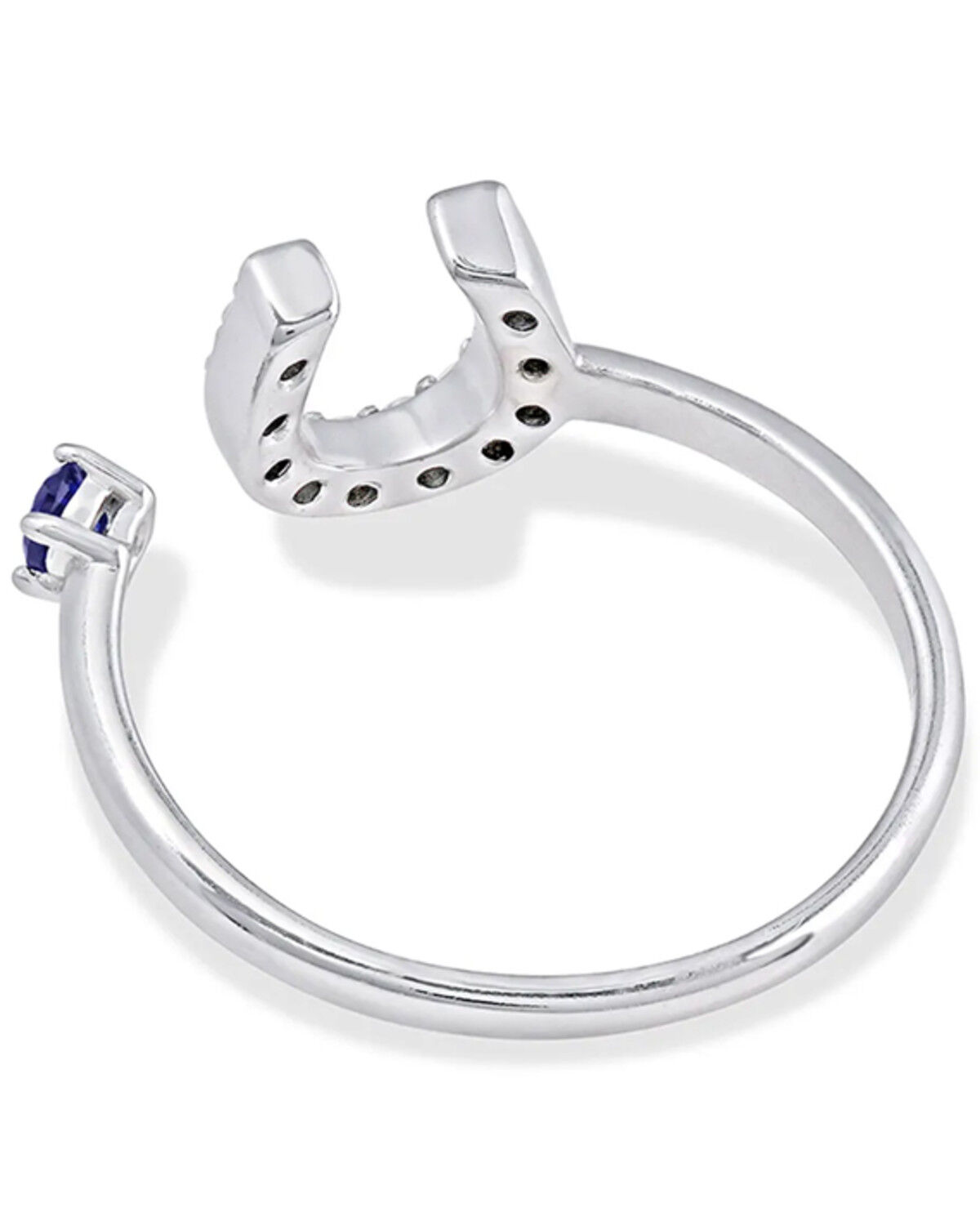 Image #2 - Montana Silversmiths Women's Something For Luck Open Ring, Silver, hi-res