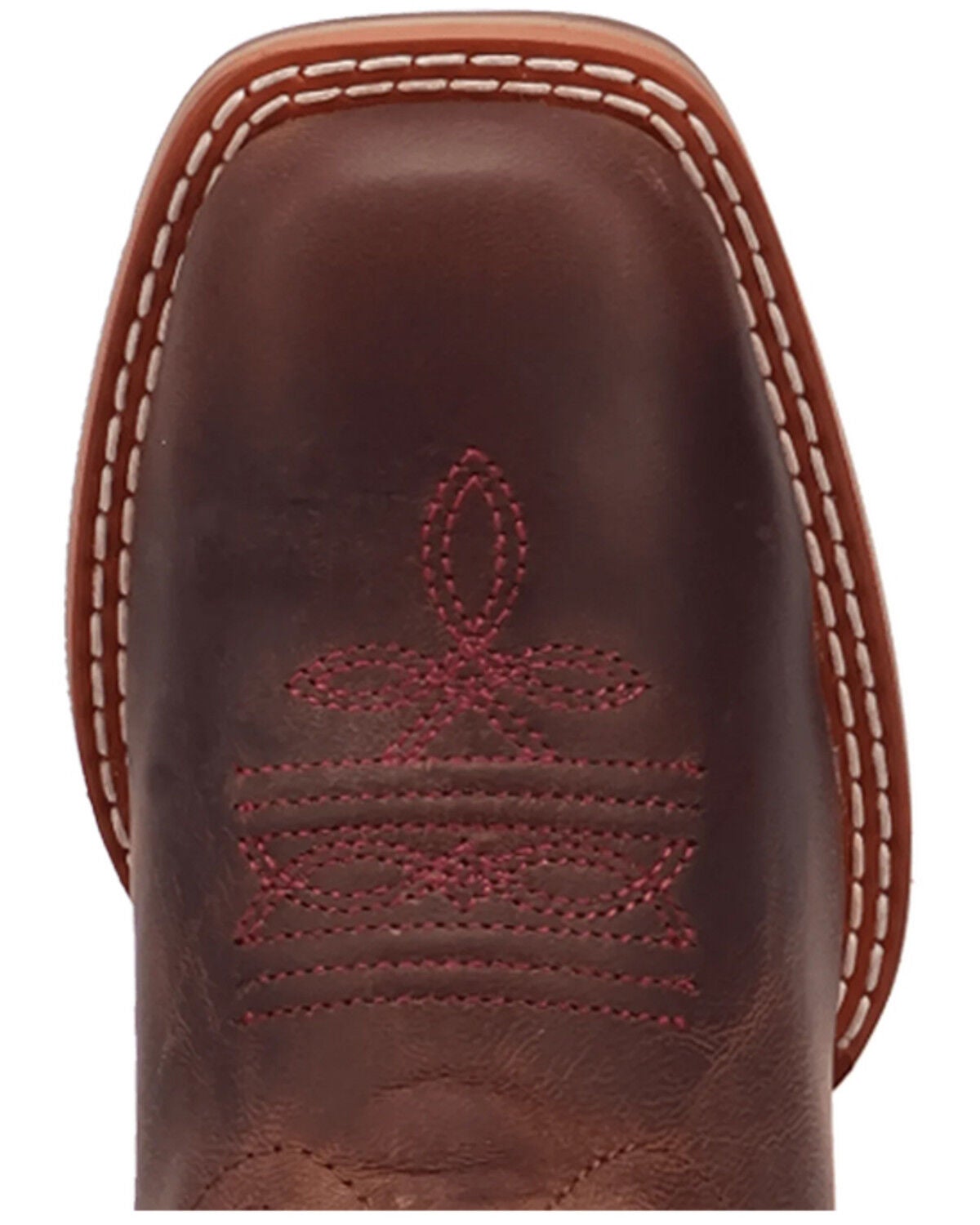 Image #6 - Dan Post Girls' Lottie Western Boots - Broad Square Toe, Tan, hi-res