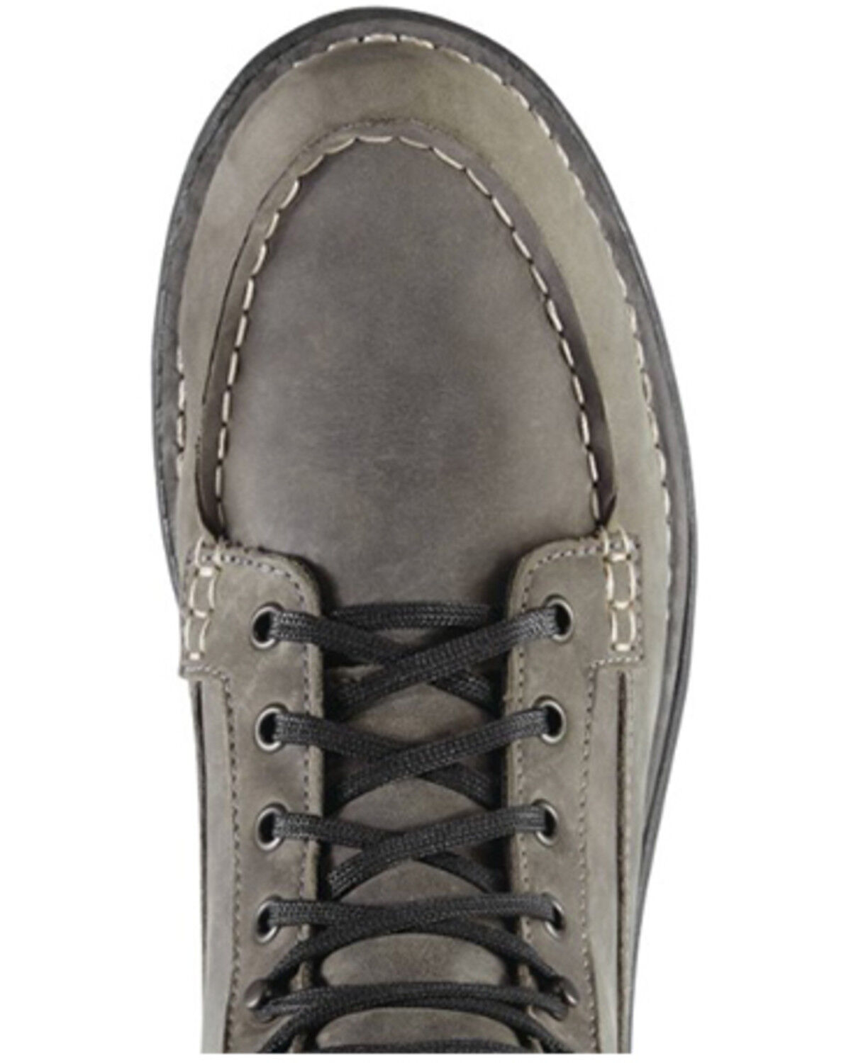Image #4 - Danner Men's 6" Logger 917 Waterproof Work Boots - Moc Toe, Black, hi-res