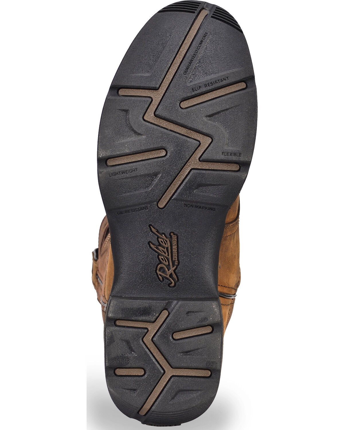 Image #11 - Durango Rebel Men's Saddle Western Boots - Round Toe, Bark, hi-res