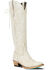 Image #1 - Lane Women's Monica Tall Western Boots - Round Toe, Ivory, hi-res