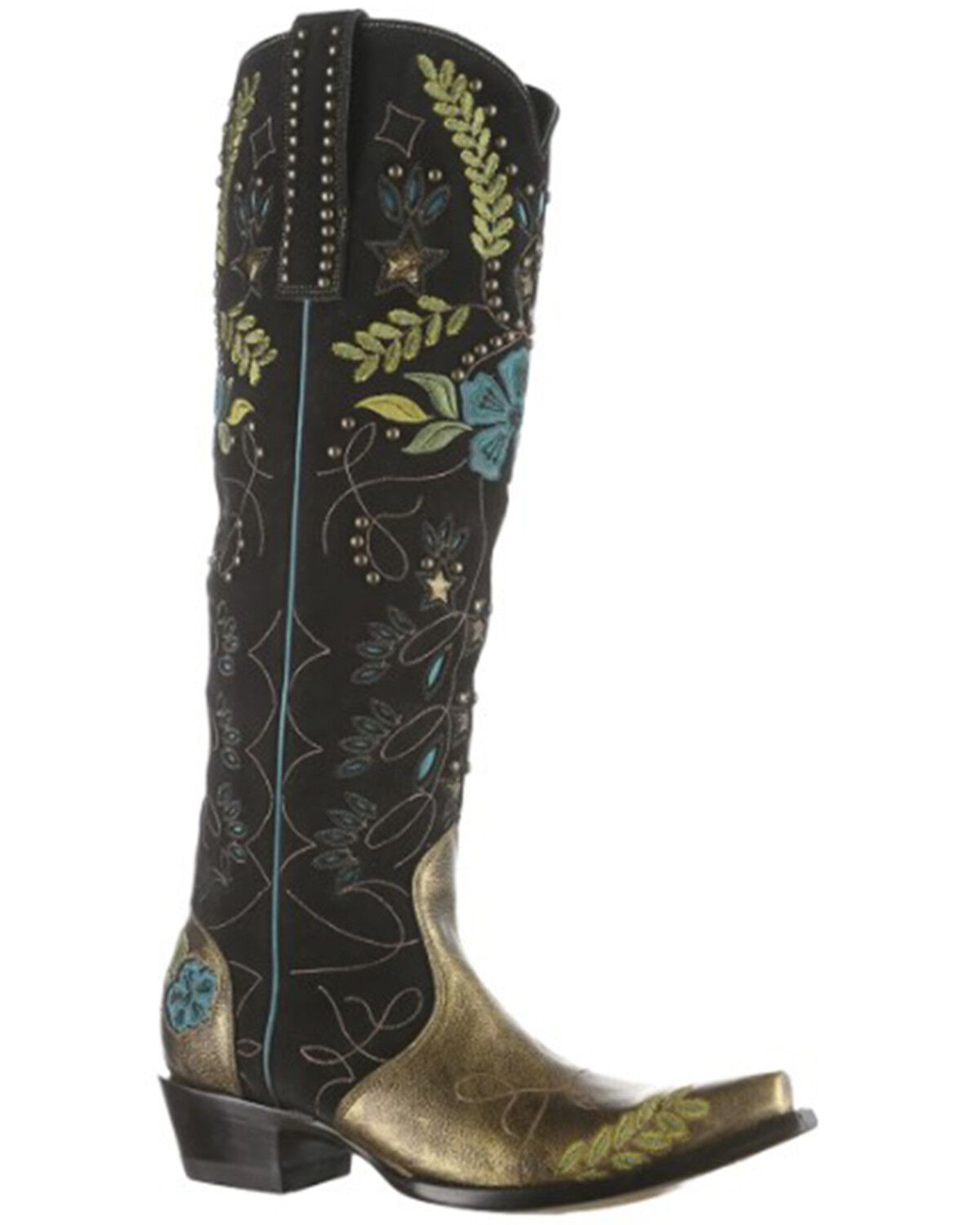 Image #1 - Old Gringo Women's Full Bloom Tall Western Boots - Snip Toe, Copper, hi-res