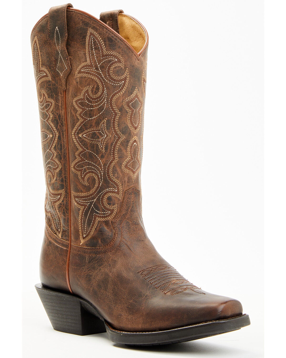 Shyanne Women's Jesse Performance Western Boots - Square Toe, Brown, hi-res