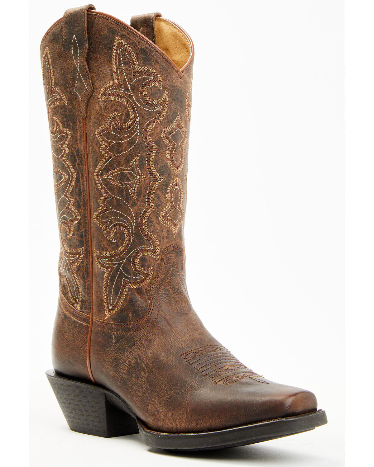 Image #1 - Shyanne Women's Jesse Performance Western Boots - Square Toe, Brown, hi-res