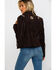 Scully Women's Boar Suede Beaded Fringe Jacket, Brown, hi-res