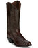 Image #1 - Tony Lama Men's Exotic Caiman Western Boots - Round Toe, Brown, hi-res