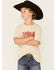 Image #1 - Kerusso Boys' Yee Haw & Amen Short Sleeve Graphic Tee, Rust Copper, hi-res