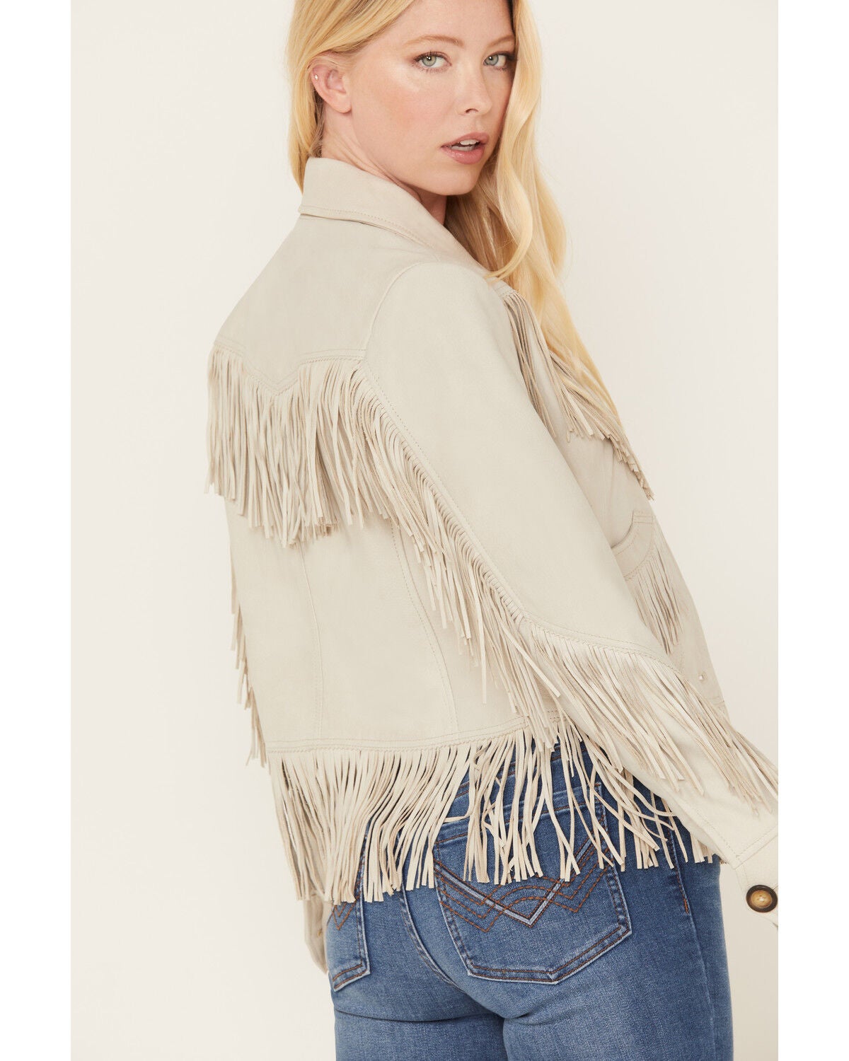 Image #5 - Idyllwind Women's Bellebrook Leather Fringe Jacket, , hi-res