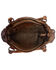Image #4 - Bed Stu Women's Rockababy Tie Dye Leather Satchel Bag, Coffee, hi-res