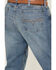 Image #4 - Wrangler 20X Men's 42MWX Sedgefield Light Wash Vintage Bootcut Stretch Denim Jeans, Light Wash, hi-res
