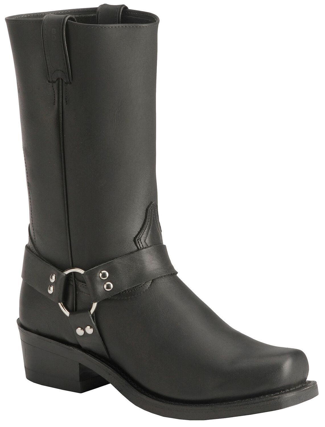 Image #1 - Boulet Men's Motorcycle Harness Boots - Square Toe, Black, hi-res