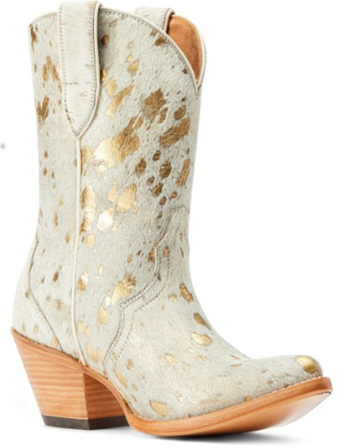 Image #1 - Ariat Women's Bandida Western Boots - Round Toe, White, hi-res