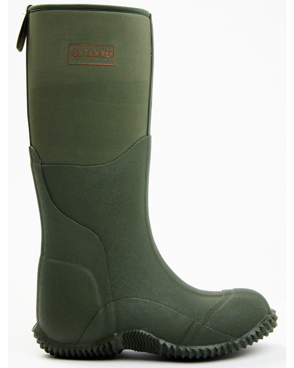 Image #2 - Shyanne Women's 15" Rubber Work Boots - Soft Toe, Olive, hi-res