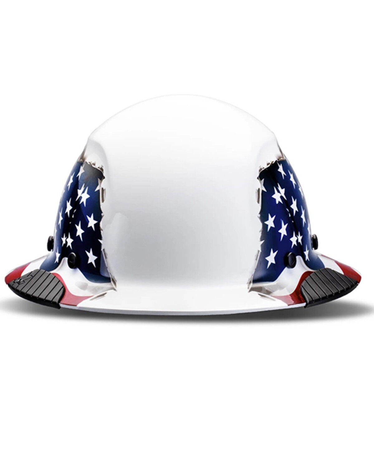 Image #4 - Lift Safety DAX American Flag Full Brim Hard Hat, Red/white/blue, hi-res