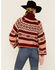 Image #3 - Free People Women's Check Me Out Sweater, Red, hi-res