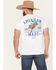 Image #4 - Cowboy Hardware Men's Boot Barn Exclusive American Made Short Sleeve Graphic T-Shirt, White, hi-res